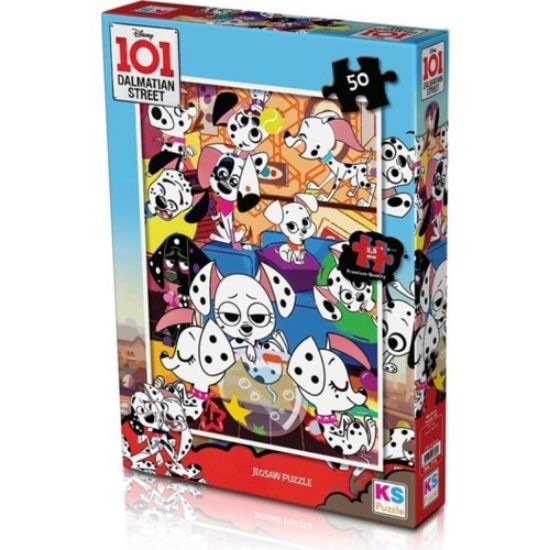 Ks Games Puzzle 50 Parça 101 Dalmatian 709 resmi