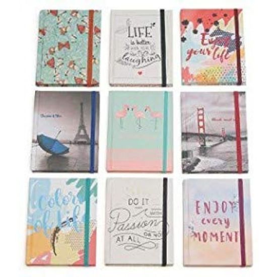 Liz Defter Özel Baskılı Kuşe Çizgili 14x20  resmi