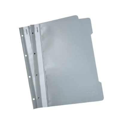 Esselte Telli Dosya Plastik A4 Gri SLT-4199 (50 Adet) resmi