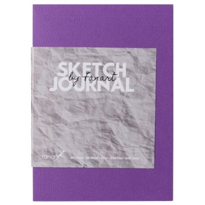 Fanart Academy Sketch Journal 110 GR 60 YP A5 Mor 8663 resmi
