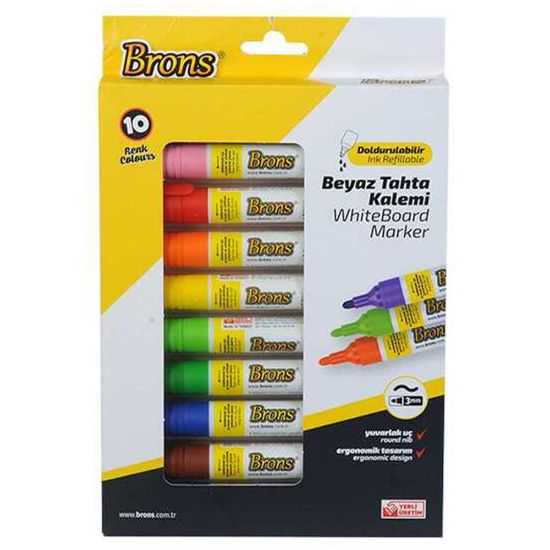 Brons Tahta Kalemi Doldurulabilir 10 LU Set BR-9511 resmi