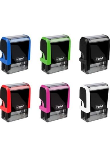 Trodat Standart Kaşe Otomatik 47x18 Karışık Kasa Siyah Keçe 4912 resmi