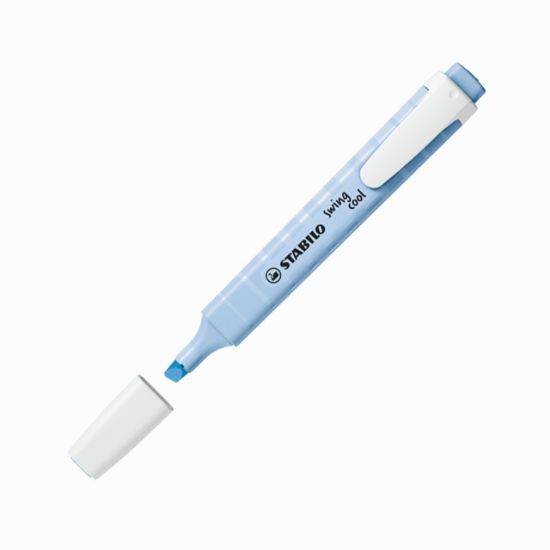 Stabilo Fosforlu Kalem Swing Cool Pastel Mavi 275/111-8 (10 Adet) resmi