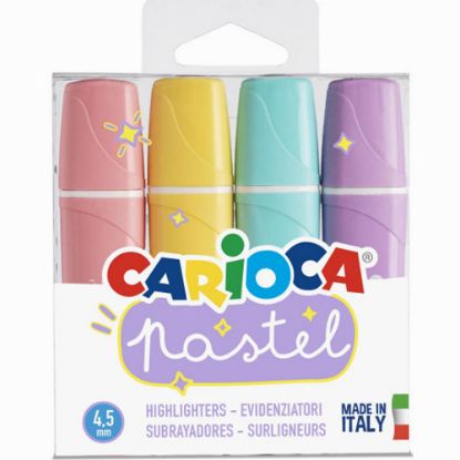 Carioca Fosforlu Kalem Pastel 4 LÜ 43167 resmi