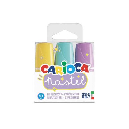 Carioca Fosforlu Kalem Mini Pastel 3 Lü 43168 resmi