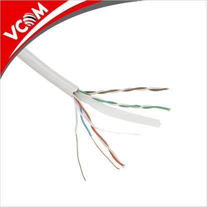 Vcom NC614-305 Utp Cat6 23 AWG 0.57CCA 305MT Gri Kablo resmi