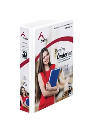 Önder Sunum Klasörü 2 Halkalı 90 MM A4 Beyaz 2009-5 resmi