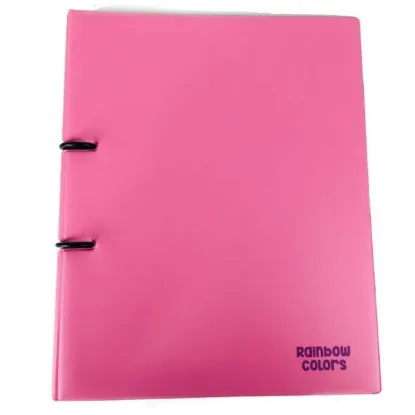 Önder Raınbow Colors 2 Halkalı Pvc Pembe 121-23 resmi