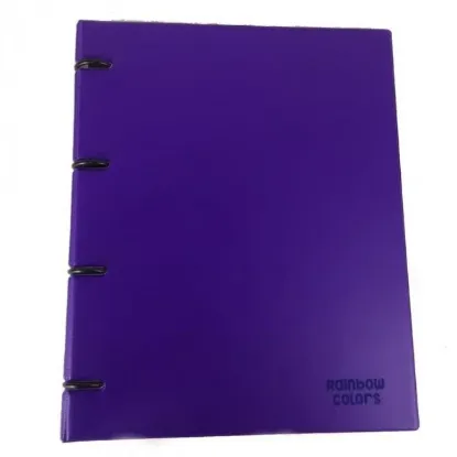 Önder Raınbow Colors 4 Halkalı Pvc Mor 122-22 resmi