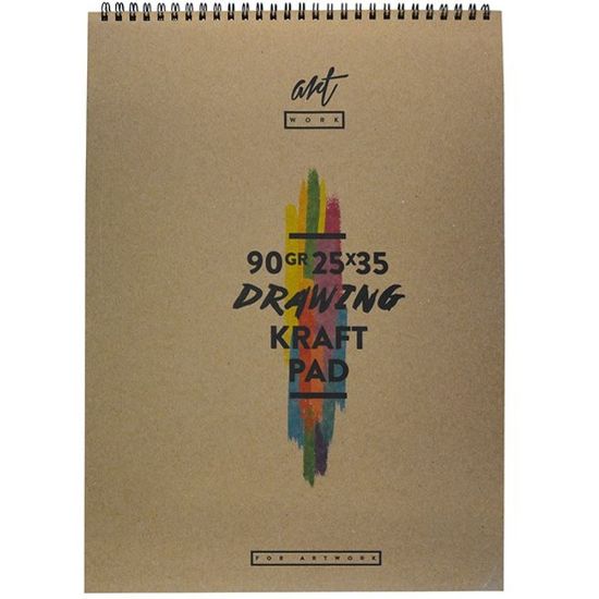 Artwork Çizim Bloğu Kraft 120 GR 25x35 30 YP ART-90-2535 resmi