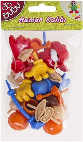 Bu-Bu Plastik Oyun Hamuru Aksesuarları 26 Parça BUBU00004 resmi