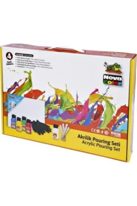 Nova Color Pouring Set Botanik NC-2509 resmi