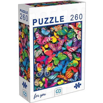 Ca Puzzle 260 Parça Kelebekler 6007 resmi