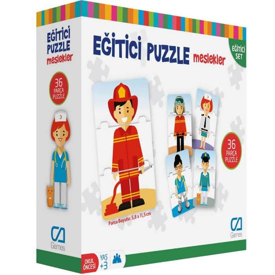 Ca Eğitici Puzzle Meslekler 5030 resmi