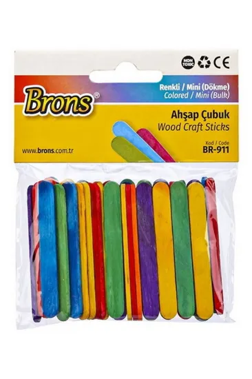 Brons Dil Çubuğu Renkli Mini Dökme BR-911 resmi