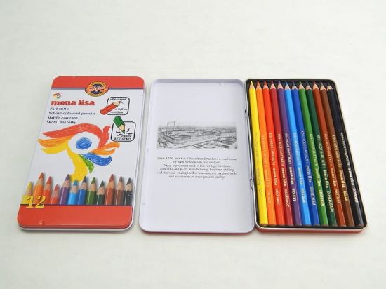 Koh-I Noor Set Of Artist´s ColouRed Pencils 3812 12 resmi