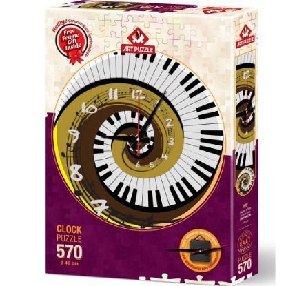Art Puzzle 570 Parça Zamanın Ritmi Saat 5006 resmi