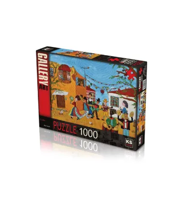 Ks Games Puzzle 1000 Parça Pueblo 20589 resmi
