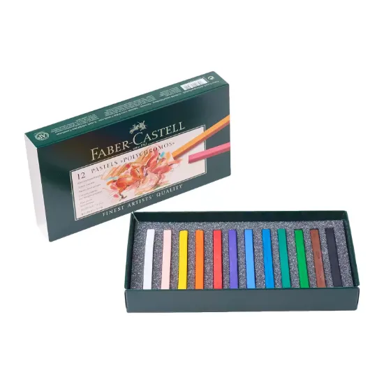 Faber-Castell Pastel Boya Erguvan Kırmızı Renk:118 12 86 18 (6 Adet) resmi