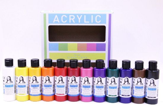 Mona Lisa Akrilik Boya 12x70 ML Set resmi