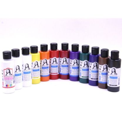 Mona Lisa Akrilik Boya 12 Renk 70 ML Set Extra Beyaz SD150-X14 resmi