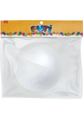 Puti Köpük Top 18 CM Tekli 8955 resmi