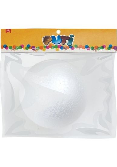 Puti Köpük Top 18 CM Tekli 8955 resmi