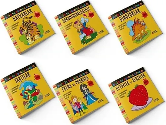 4E Boyama Kitabı Benim İlk 6 Lı Seri resmi