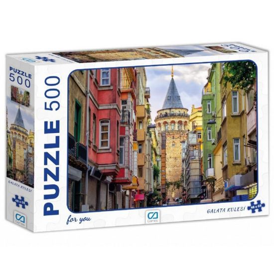 Ca Puzzle 500 Parça Galata Kulesi 7502 resmi