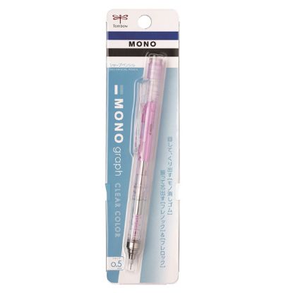 Tombow Versatil Kalem Mono Graph 0.5 MM Şeffaf Pembe resmi