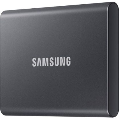 Samsung 1TB T7 USB3.2 1050MB-1000MB/s Taşınabilir Siyah SSD MU-PC1T0T/WW resmi