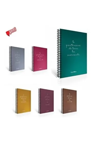 Çınar Sert Kapak Spiralli Defter Moments 120 YP 17x24 Kareli 120/4 55115 resmi