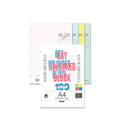 Bayındır Kolej Yedeği Çizgili 50 YP A5 Beyaz BBN0221 resmi