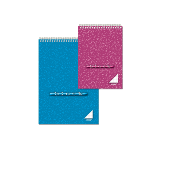 Bayındır Bloknot Spiralli Karton Kapak Kareli 40 YP A4 BNS0010 resmi