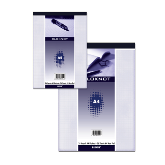 Bayındır Bloknot Düz 36 YP A4 BBN0102 resmi