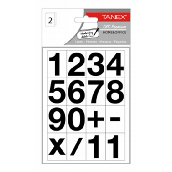 Tanex Harf Etiketi 30 MM Regular 2 Ad.(A-F) STC-519 resmi