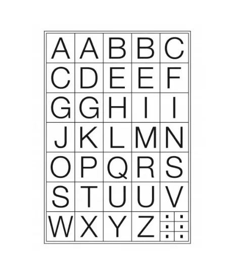 Tanex Harf Etiketi 15 MM Regular 2 Ad. STC-507 resmi