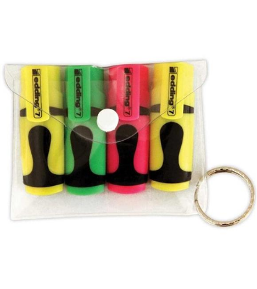 Edding Fosforlu Kalem Mini 4 LÜ Poşet Karışık ED7P499 resmi
