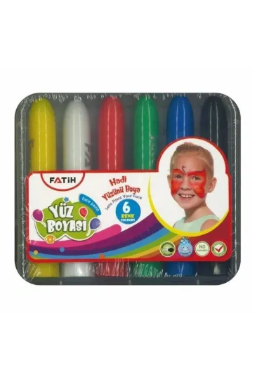 Fatih Yüz Boyası 6 Renk 55550 resmi