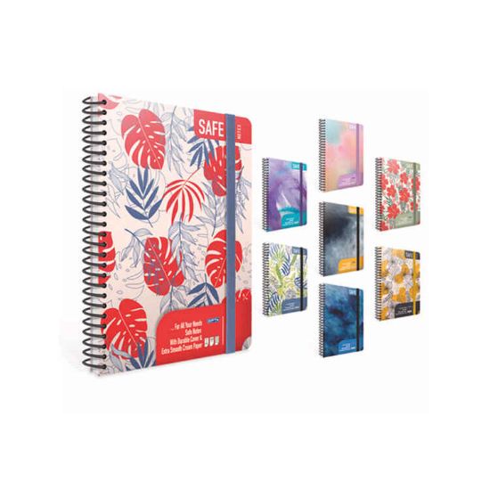 Gıpta Safe Notes Spiralli Sert Kapak Defter 17x24 120 YP Çiz. resmi