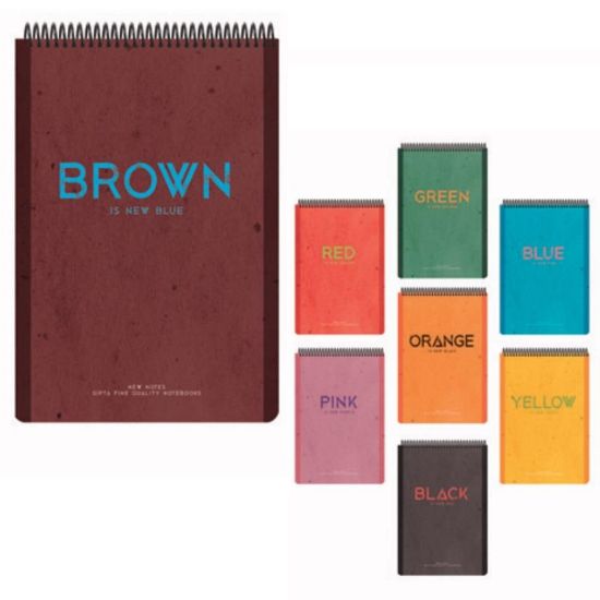 Gıpta Bloknot New Notes Spiralli Sert Kapak 17x24 100 YP Çizgili 4668 resmi