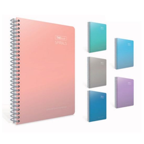 Gıpta Thebook Spırals Spiralli Sert Kapak Defter A4 140 YP Çizgisiz resmi