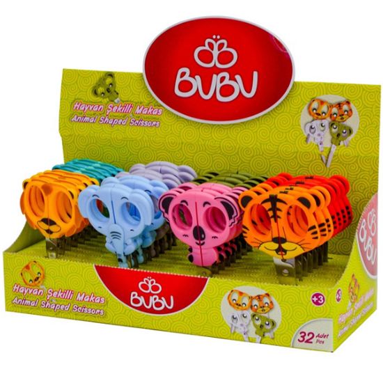 Bu-Bu Makas Hayvanlı BUBU-MK0003 (32 Adet) resmi
