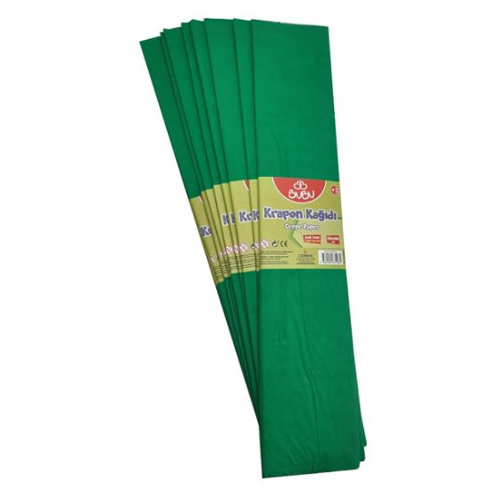 Bu-Bu Krapon Kağıdı 10 LU Açık Yeşil BUBU-KR0013 resmi