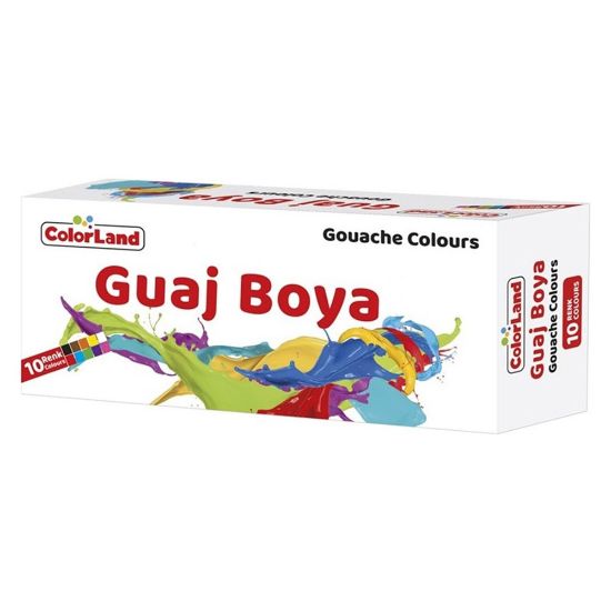Colorland Guaj Boya 15 ML 10 Renk GUA01 resmi