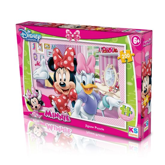 Ks Games Puzzle 200 Parça Mınnie 113 resmi
