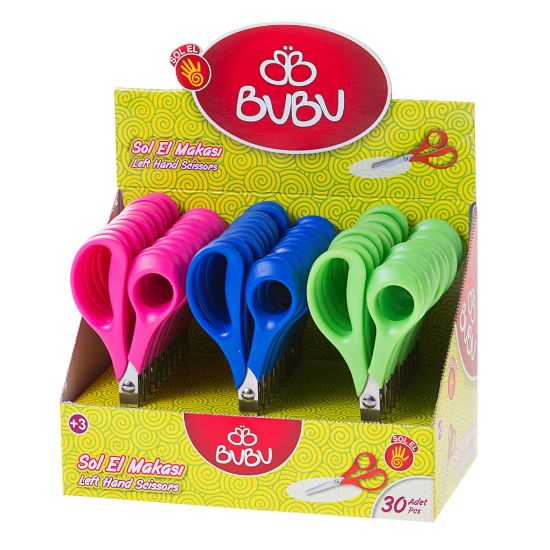 Bu-Bu Sol El Makası 30 LU S01050 (30 Adet) resmi