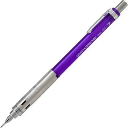 Pentel Teknik Çizim Ve Yazı Versatili 0.7 MM Mor GraphGear 300 resmi