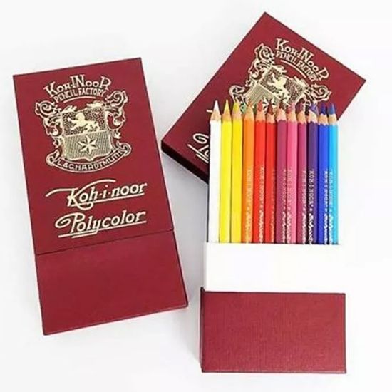 Koh-I Noor ColouRed Pencils Retro 3824 24 resmi
