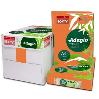 Rey Adagio Renkli Kağıt A4 80 GR Turuncu 21 (K) resmi